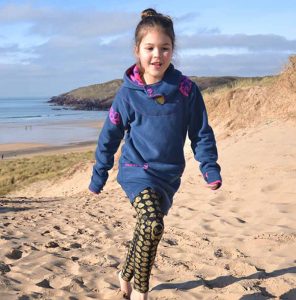 Fleece hoody dress